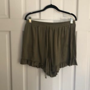 Green Romper Shorts